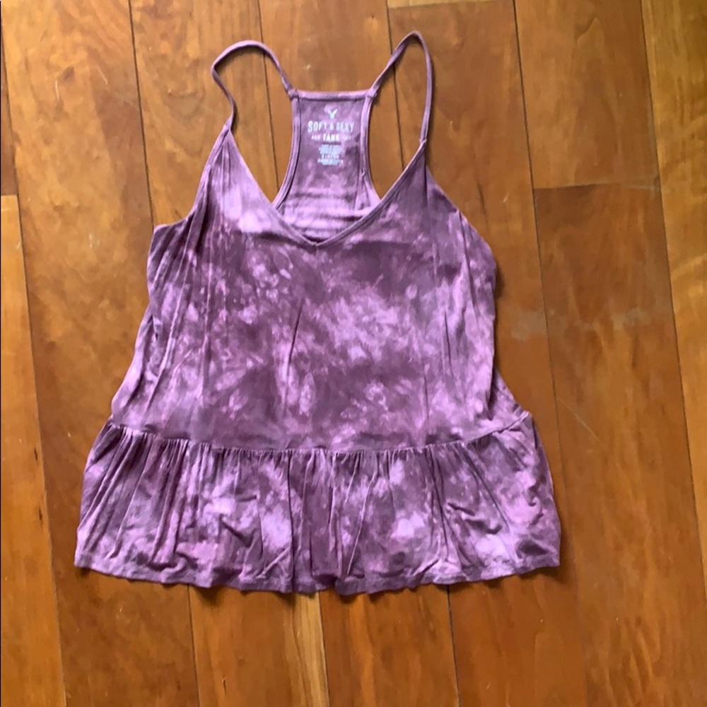 American eagle tye dye tank